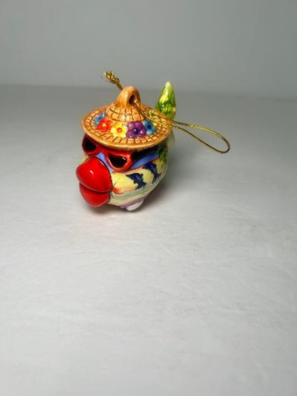 Maui by Design Fish Christmas Ornament Hawaiian Hand Painted Tropical Dolphins